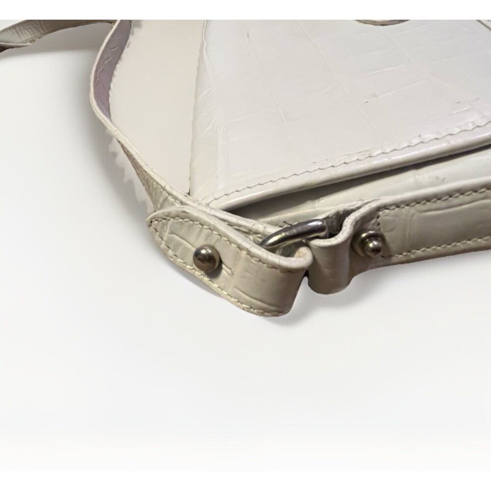 Rare White Vintage Dooney & Bourke Bayou Collection large flap shoulder purse - Picture 7 of 16
